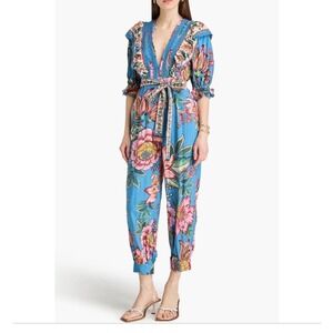 FARM Rio Tropical Print Jumpsuit‎ – Size XS – Brand New